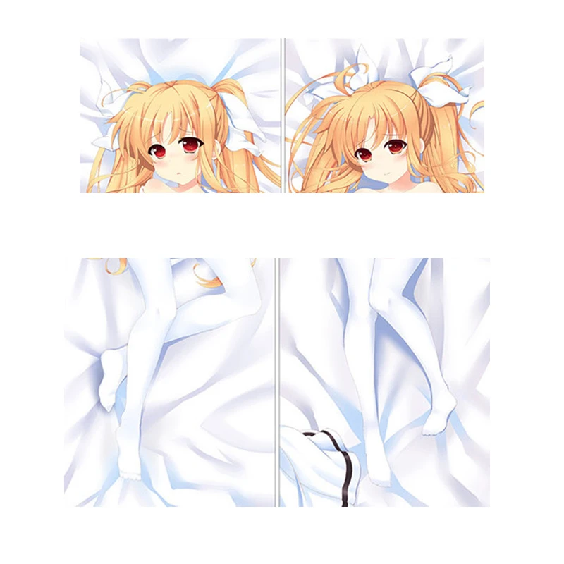 

Волшебная девочка MMF, Lyrical Nanoha, отражение Nanoha Takamachi & Fate Testarossa & Arf, наволочка Dakimakura, наволочка для тела