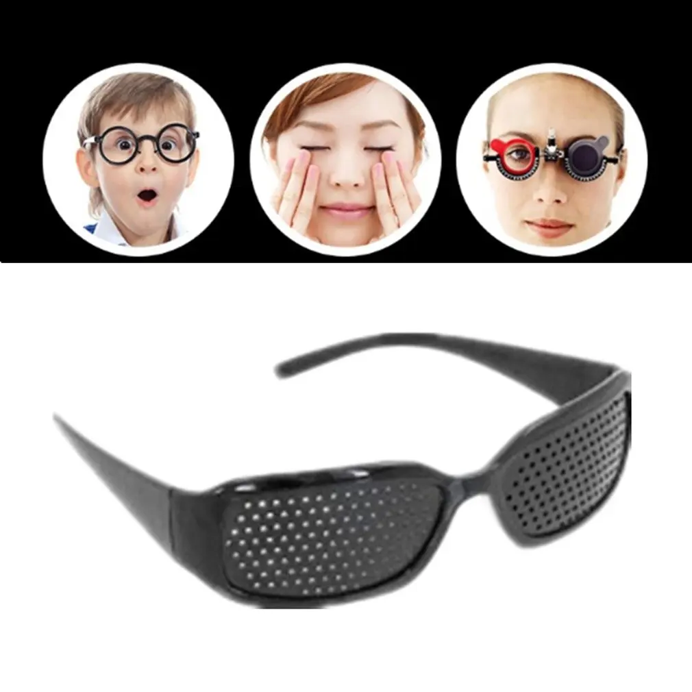 

Care Eyesight Improver Pinhole Unisex Glasses Anti-Fatigue Stenopeic Glasses Fatigue Relieving Eyelet Glasses