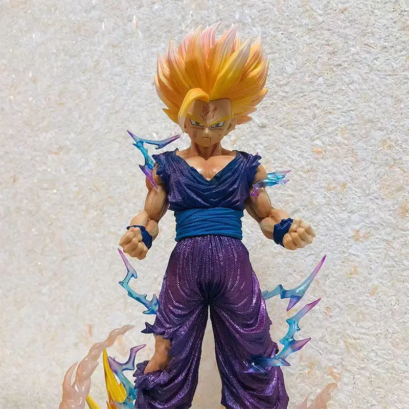 26 См Dragon Pearl Super II Sun Wukong GK Ручная Работа Saiyan Battle Damage Standing Аниме Фигурка Модель Сцена