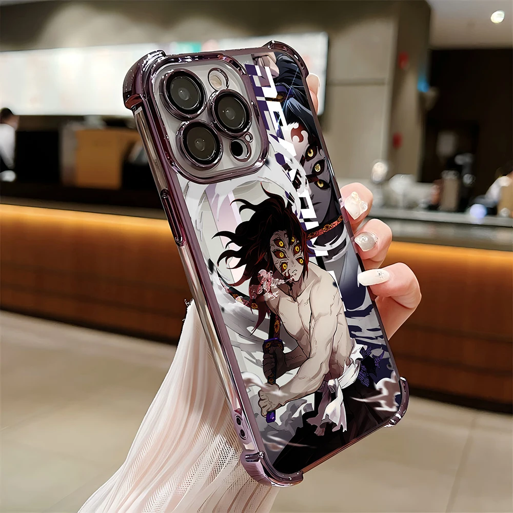 Фото Чехол для телефона с покрытием для Oppo A6x A5x A3 A2 A98 A79 A78 A58 A38 A18 A97 A57 A76 A36 A96 A17 A55 A5 Pro Anime D-Demon Hot Slayers №4