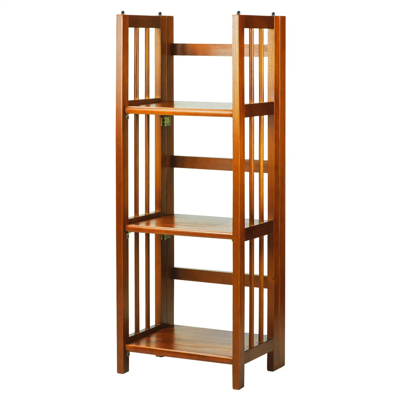 

3-Shelf Folding Stackable Bookcase