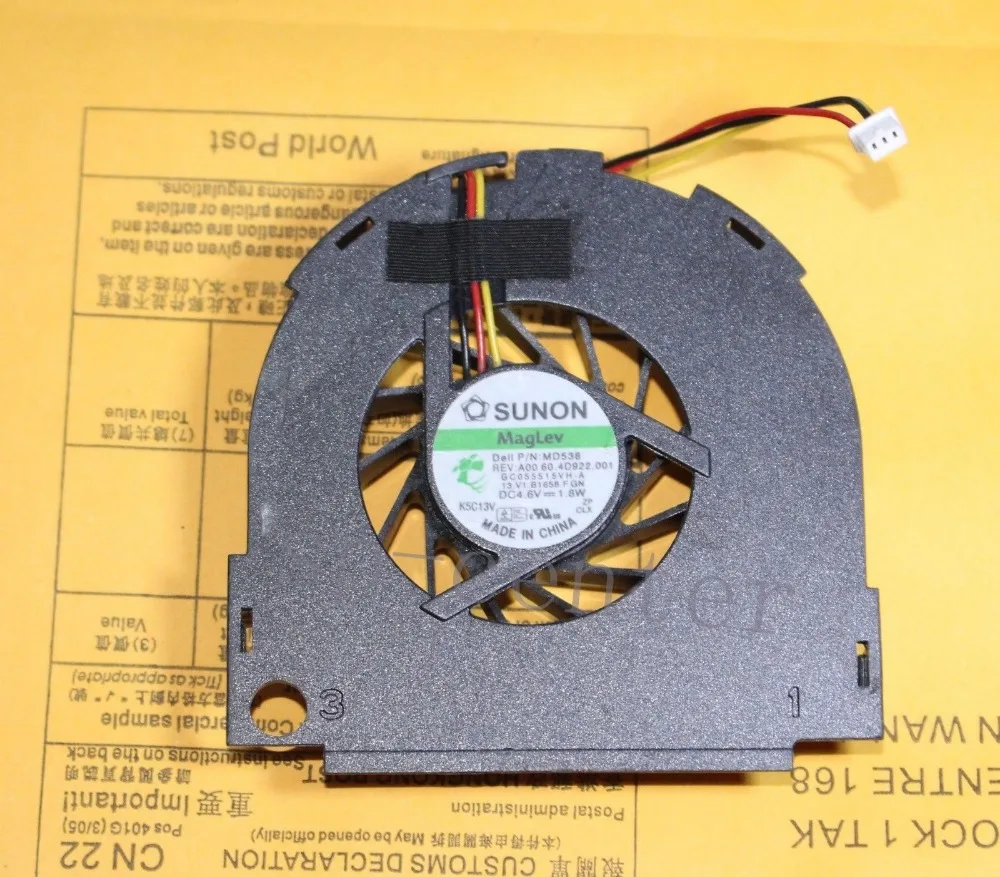 Кулер для процессора ноутбука радиатор DELL Inspiron 1300 B120 B130 PP21L SUNON GC055515VH-A DC 4 6 V 1 8 W DP/N