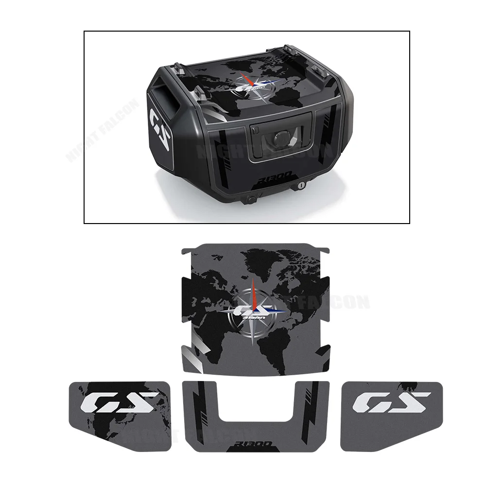 

Аксессуары R1300GS, наклейки на чемодан, защитный комплект, наклейки для R 1300 GS, тройной черный вариант 719, фотобледно-белый