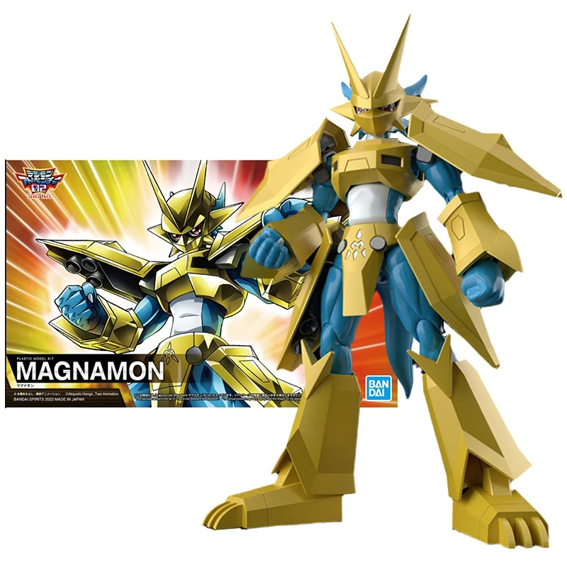 

Bandai Genuine Digimon Anime Figure Figure Rise FRS Magnamon TV Edition Collection Model Anime Action Figure Toys for Children