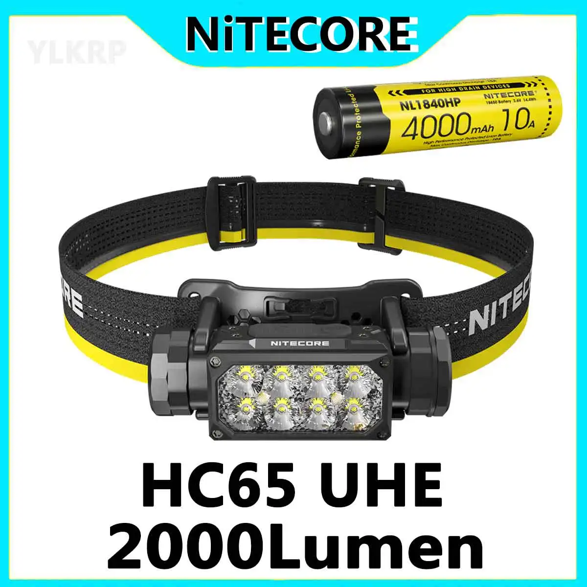Фары NITECORE HC65 UHE 2000 люмен с расстоянием освещения 222 метров