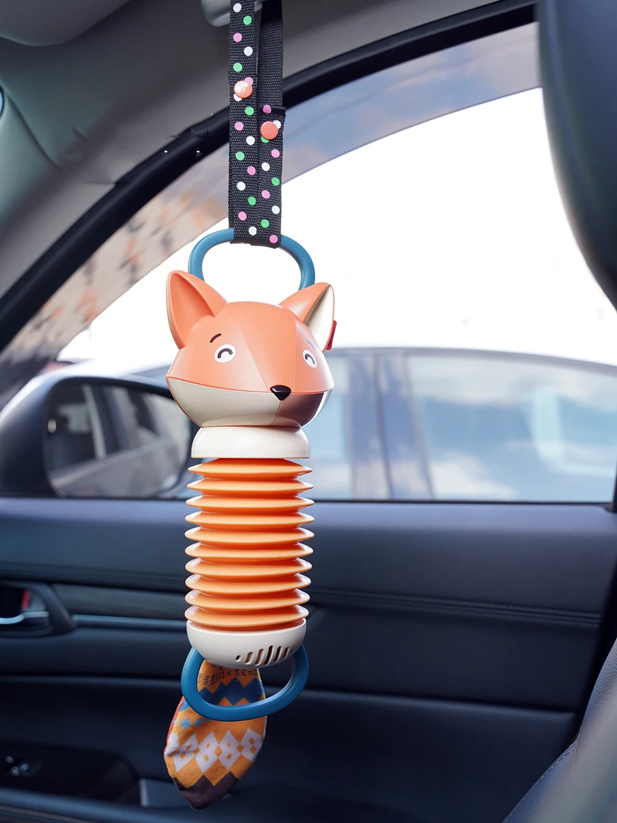 Лиса аккордеон Развивающие детские игрушки мультяшное животное багги для