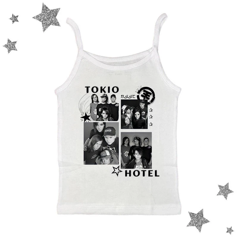 Одежда Y2k корсет для девочек в стиле панк детская футболка топы без рукавов