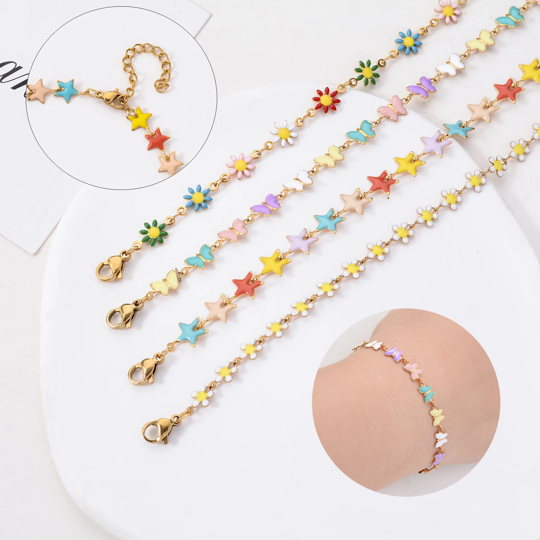 Женское Ожерелье из нержавеющей стали 1 шт.