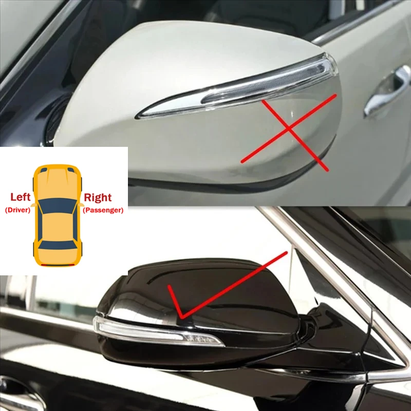 

Светодиодный указатель поворота для Hyundai Santa Fe XL Seat 2013-2016 2017 2018, сигнальная лампа зеркала заднего вида автомобиля 87613B8000 87623-B8000