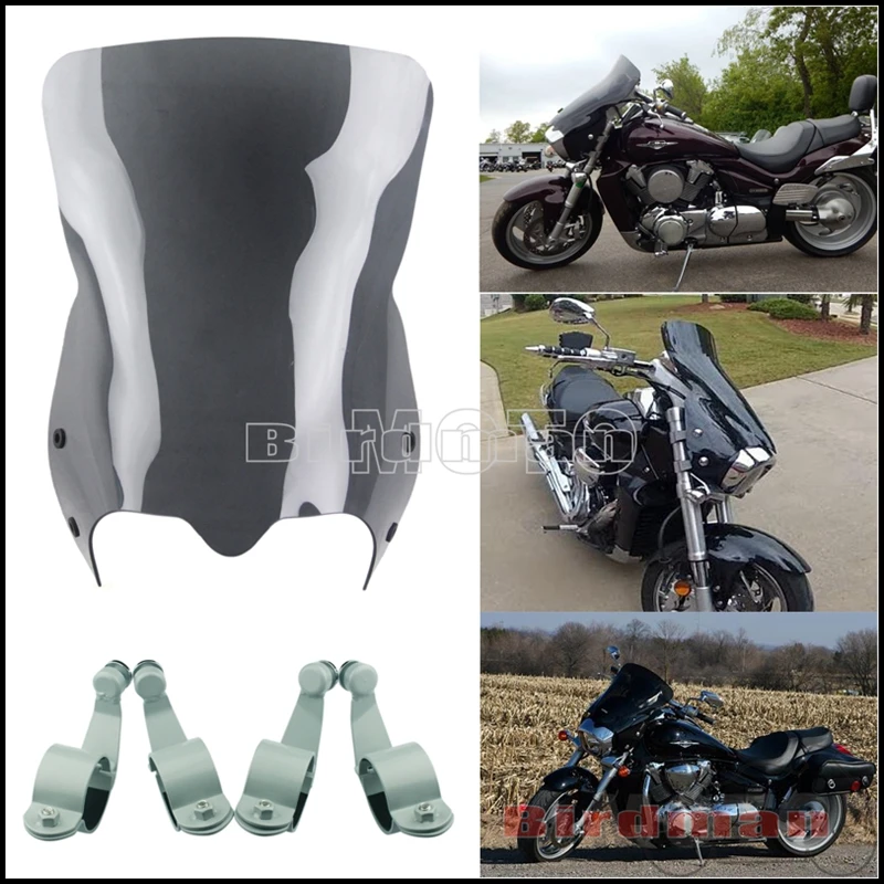 Front Windshield Windscreen Air Deflector For Suzuki Boulevard M109R Boss Limited Edition M50 M90 2006-2016 Motorcycle Fairing