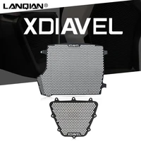 motorcycle xdiacel radiator grille guard cover and oil cooler guard for ducati xdiavel s 2016 2017 2018 2019 2020 2021 parts
