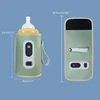 1Pc Baby Bottle Warmer Feeding Bottle Heat Keeper Travel Warmer Cover Formula Milk Water USB Heater Outdoor Bottle Warmer 2