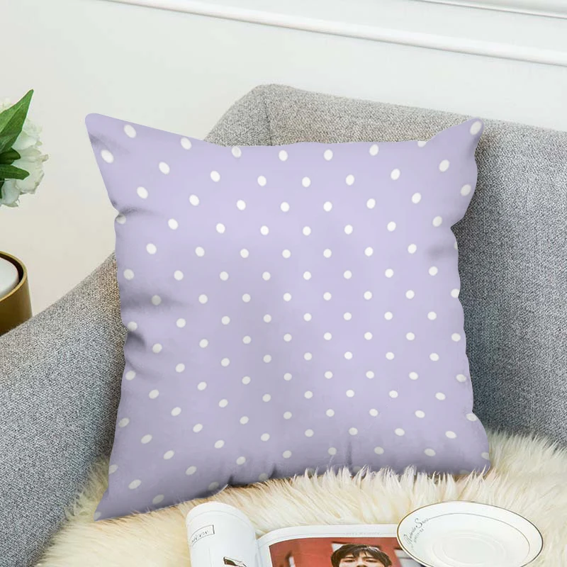 

Pillowcase 40x40 Polka Dot Pattern Pillow Cases for Bed Couch Pillows Cushion Covers Twin Size Bedding Home Halloween Decoration