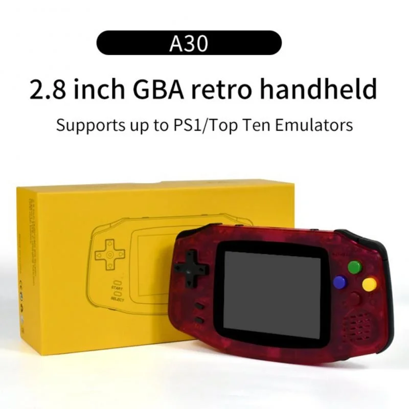 

A30 2.8inch IPS Open Source Retro Handheld Game Console Video Player For PSP GBA MD 4000 s Pocket Players