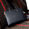 Genuine Leather Men Business Briefcase Cowhide Horizontal Handbag Casual Shoulder Bag Daily Laptop Bag For Male 1