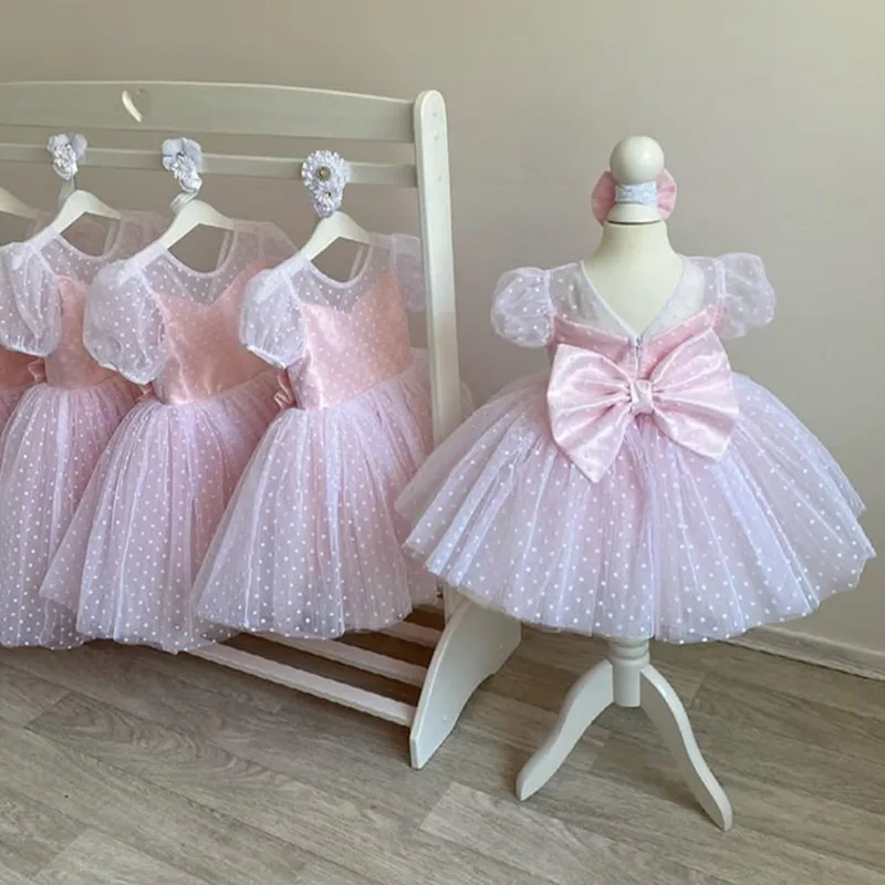 Бальное платье для девочек с кружевной юбкой-пачкой и цветочной вышивкой |