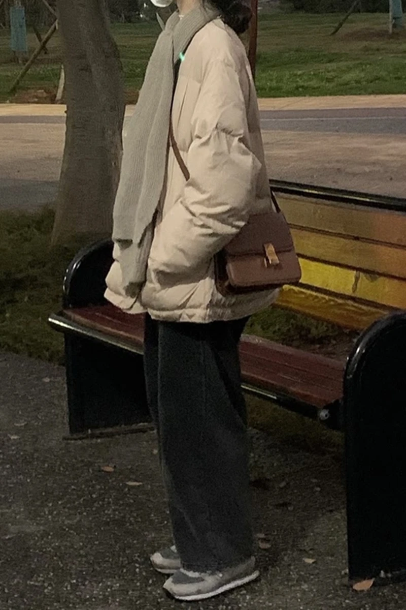 2022 Small Cotton Padded Jacket Women's Winter Ins Popular Design Sense, Loose And Thickened Japanese Cute Cotton Padded Jacket