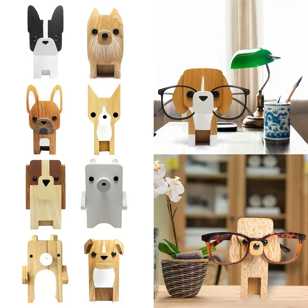 

Настольная креативная деревянная подставка для очков для дома и офиса