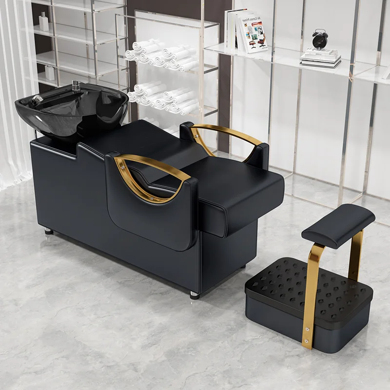 Кресло для мытья волос с шампунем умывальник парикмахерской спа кресла