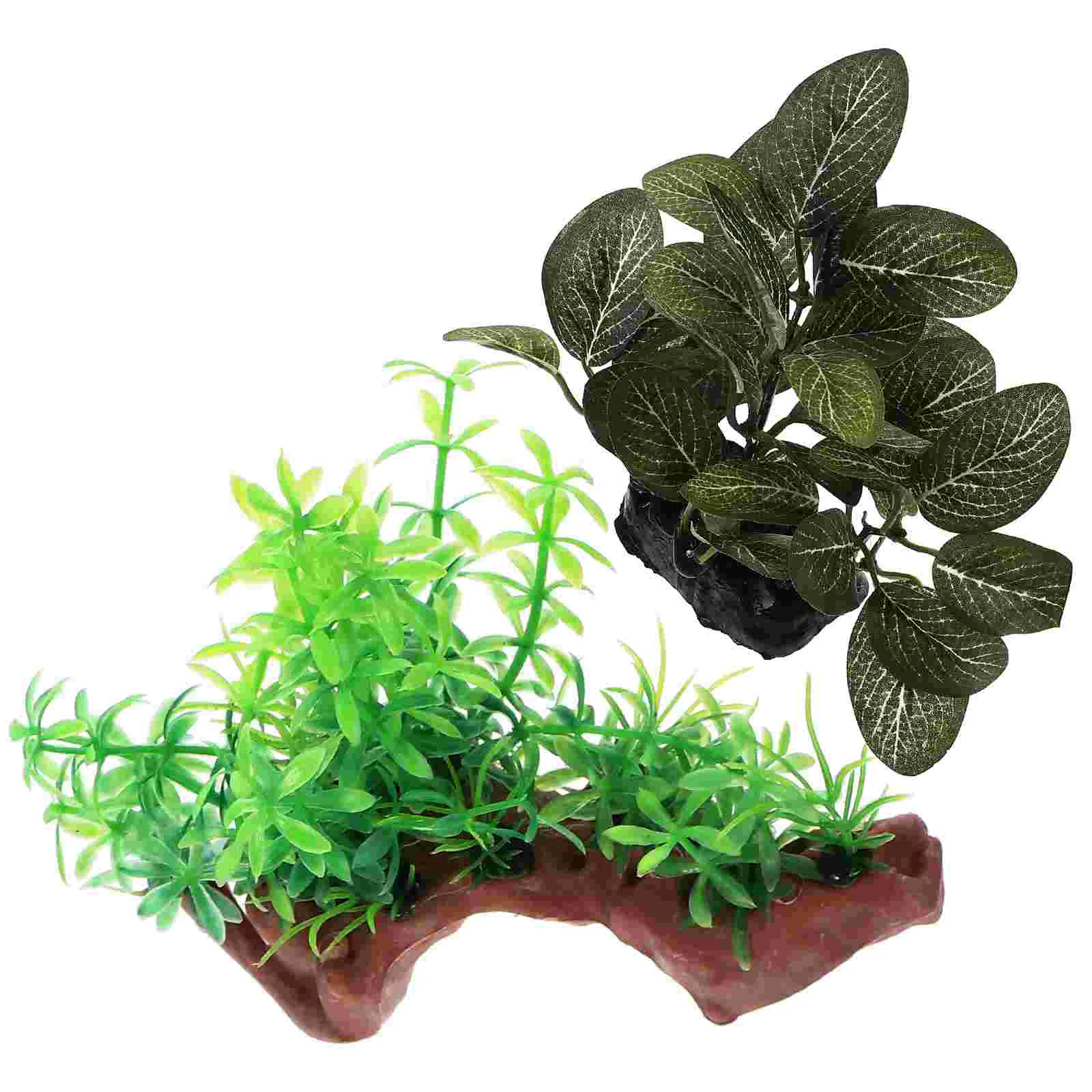 

Tank Aquarium Aquatic Artificial Decor Water Underwater Ornaments Landscape Decoration Seaweed Figurines Fake Lfelike Terrarium