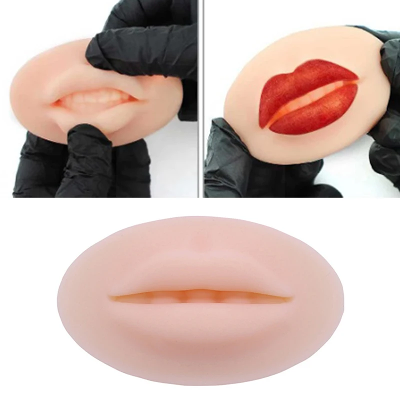 

Силиконовая 3D трехмерная силиконовая накладная губа, тренировочная татуировка, форма для губ