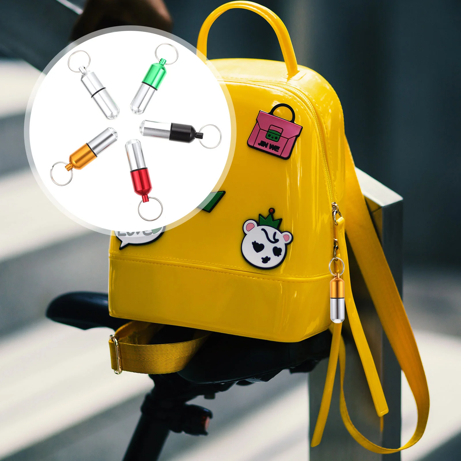 

5 шт., прочные практичные Водонепроницаемые многофункциональные портативные контейнеры для таблеток