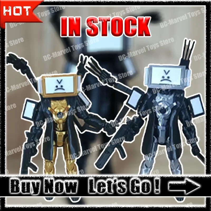 【В наличии】Манекен с 3d принтом13 20 смTv Человек Skibidi Revenge Chain Joint Mobility Фигурка