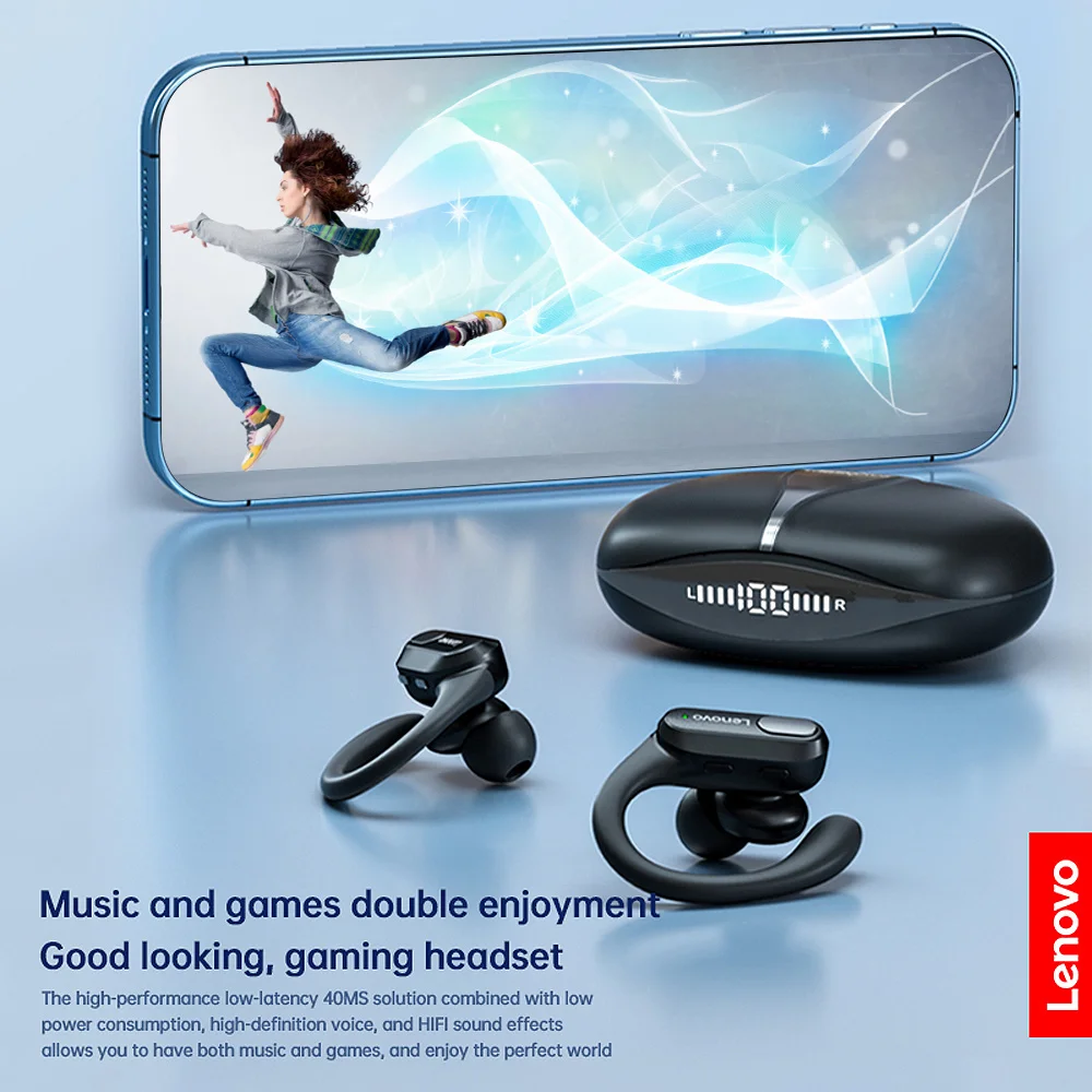 

Lenovo XT80 Bluetooth 5.3earphones true wireless earbuds with microphone button controlheadphones waterproof headset gamer