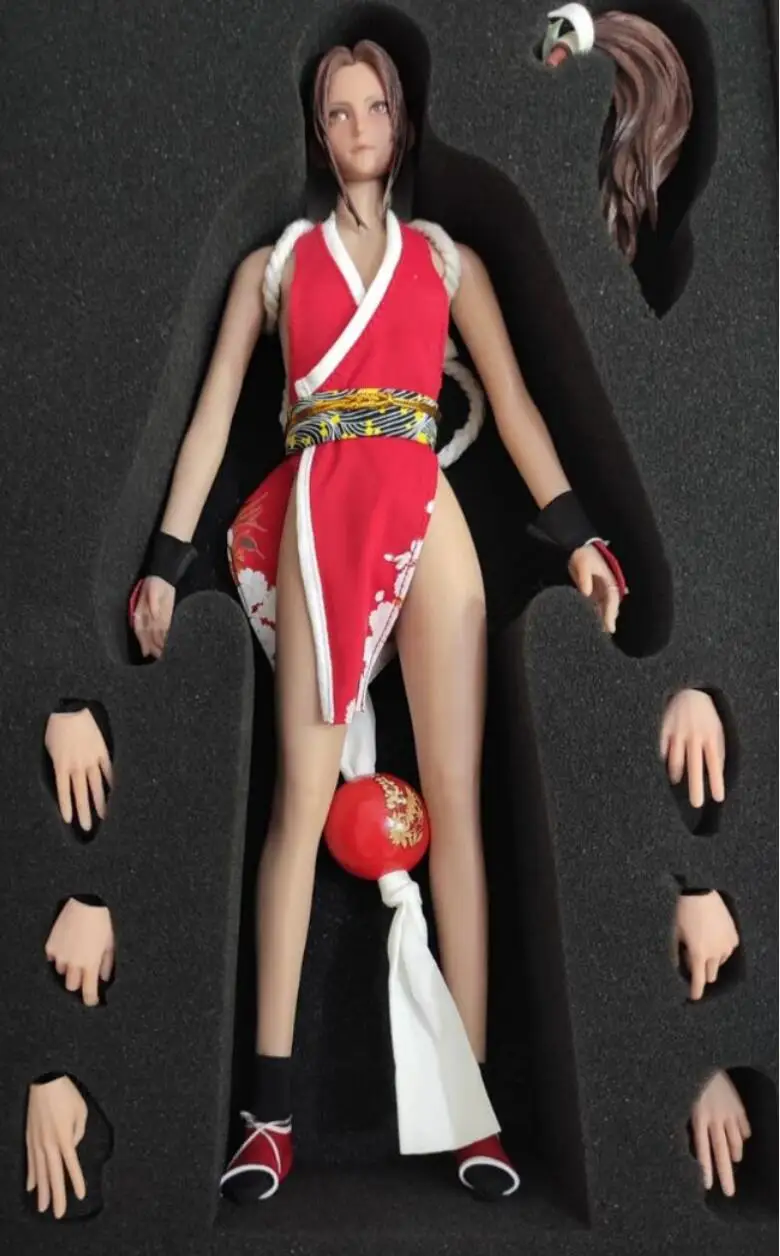 

KOF-IR01 Mai Shiranui 1.0 Red ver 1/6 Collectible Action Figure Toy Doll Model Body for Fans Holiday Gift In stock