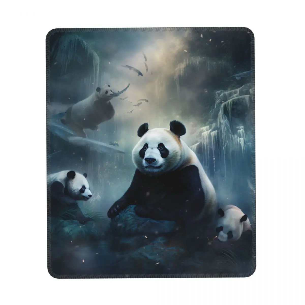 

Panda Vertical Print Mouse Pad Mythology Hybrid Species Custom Rubber Mousepad Non Slip Soft Office Mouse Pads