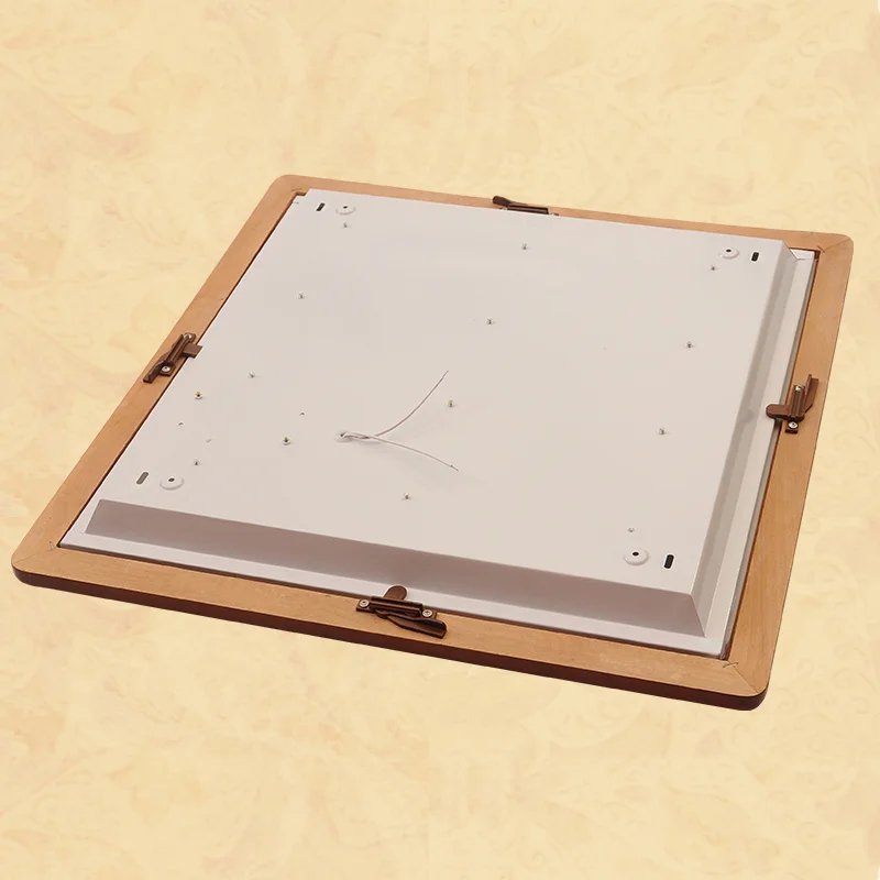 Лампа в китайском стиле новинка квадратные лампы из твердой древесины для