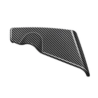 carbon fiber car pattern center console frame panel trim cover for kia 2022 ev6 interior accessories decorative stickers