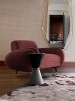 light luxury sofa chair comfortable sitting feeling living room balcony leisure chair chair nordic simple style single back chai