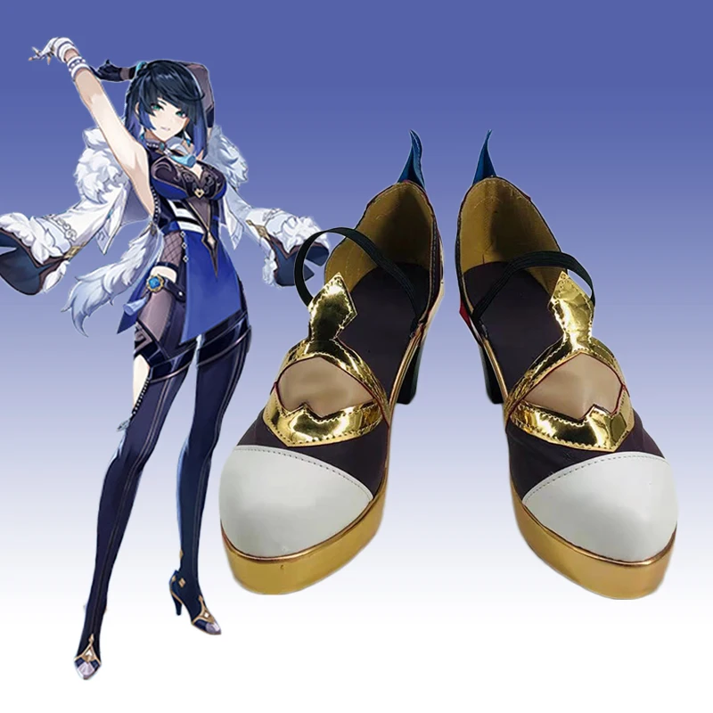 Обувь для косплея эллоуина из аниме Genshinimpact