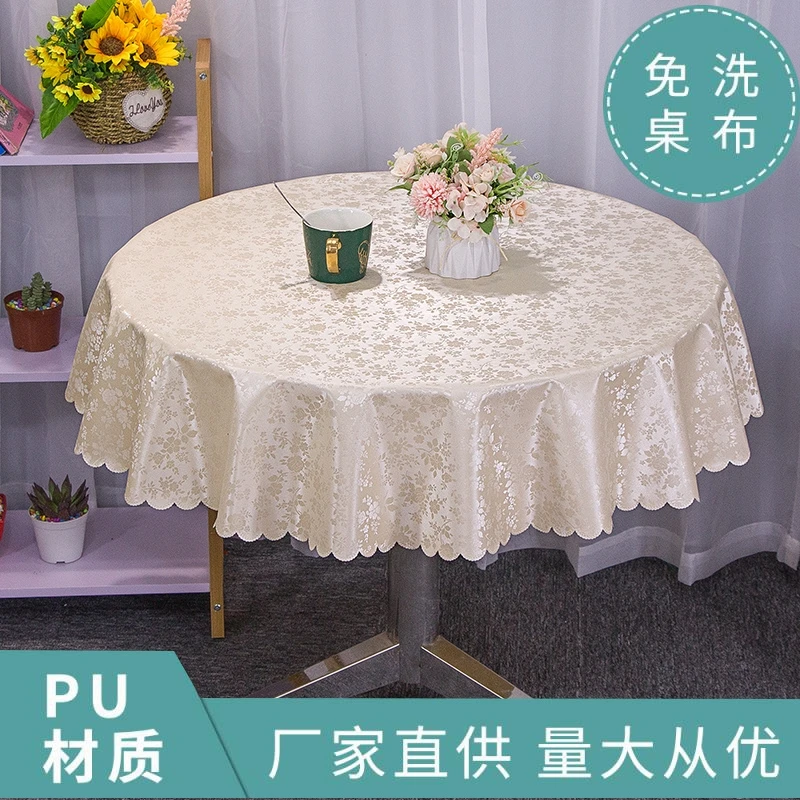 

Thickened dining table cloth, waterproof, oil resistant, scald resistant, and washable for hotels and restaurants