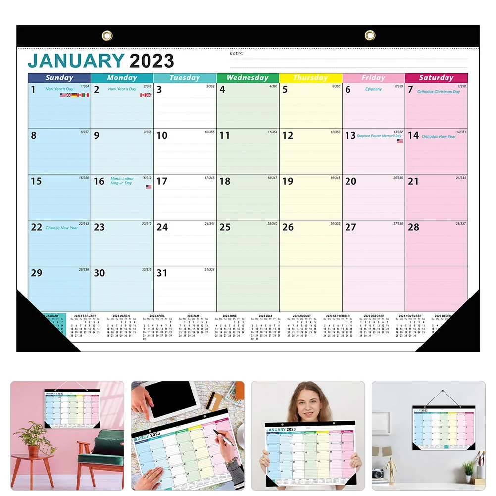 

Calendar 2023 Wall Monthly Desk Calendar Planner Year 18 2024 Daily Office Hanging New Calender Desktop Months Chinese Calendars