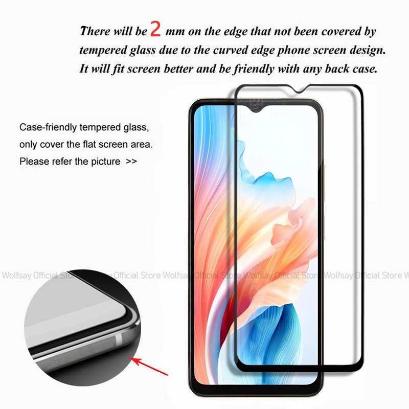 Полностью клеевое стекло для OPPO A59 5G защита экрана закаленное защитная пленка