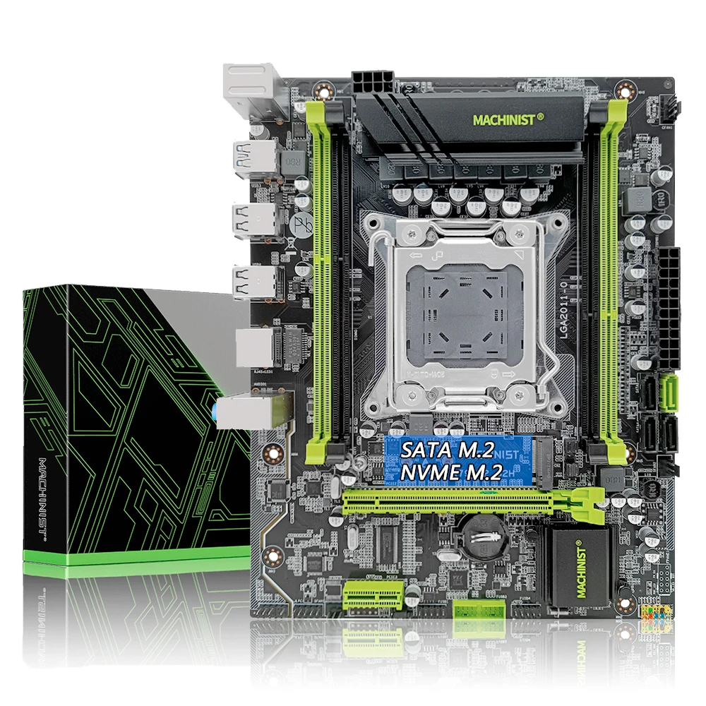 MACHINIST X79 LGA 2011 комплект материнской платы с Xeon E5 2640 ЦП + DDR3 16 Гб ОЗУ ПАМЯТЬ Combo NVME/SATA M.2