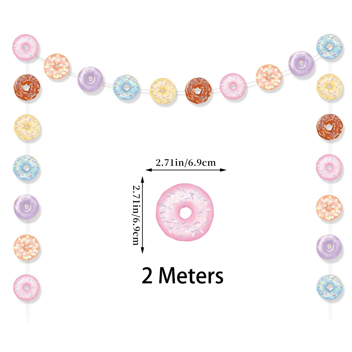 

Баннер "Милый пончик" для дня рождения