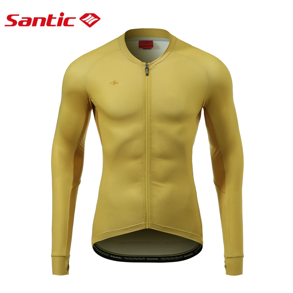

Cycling Long Sleeve Shirts for Men Breathable MTB Road Bike Jersey with Pockets Reflective Full Zipper Bicycle Sportswear
