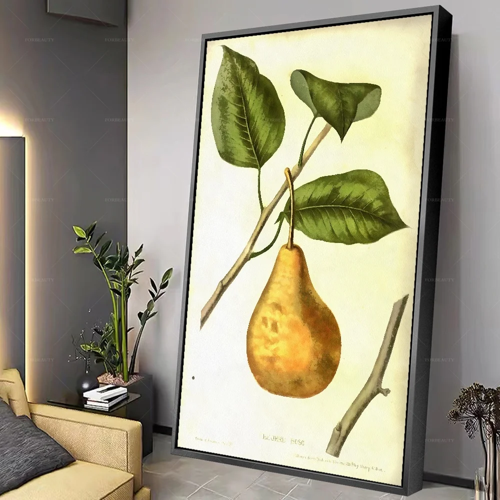

Forbeauty распылительная Картина на холсте водостойкая и легкая Настенная картина маслом постер Золотой груши для декора комнаты