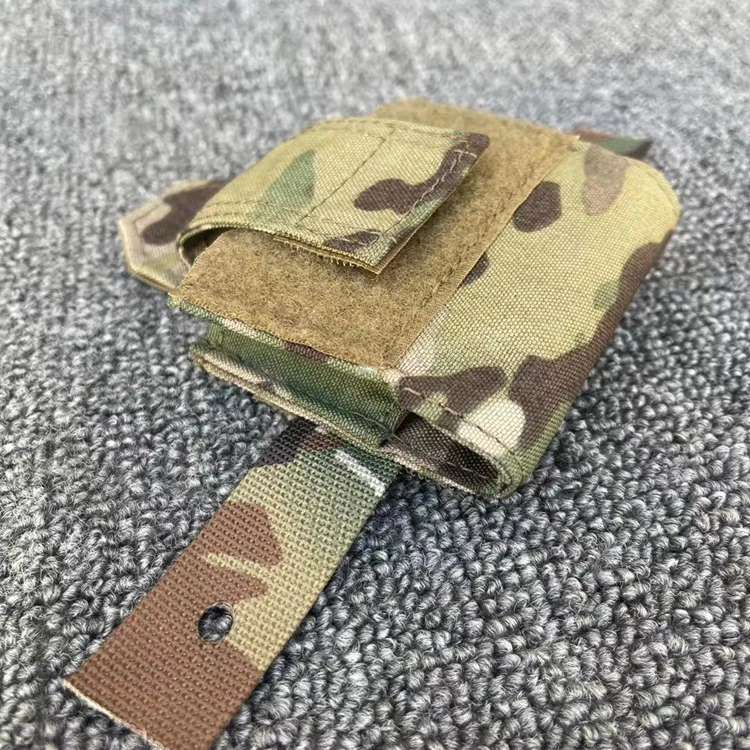 Outdoor Tactical Sports Military Hunting TR6503 Helmet Paste Package Battery Storage Bag 500D MC Original Fabric