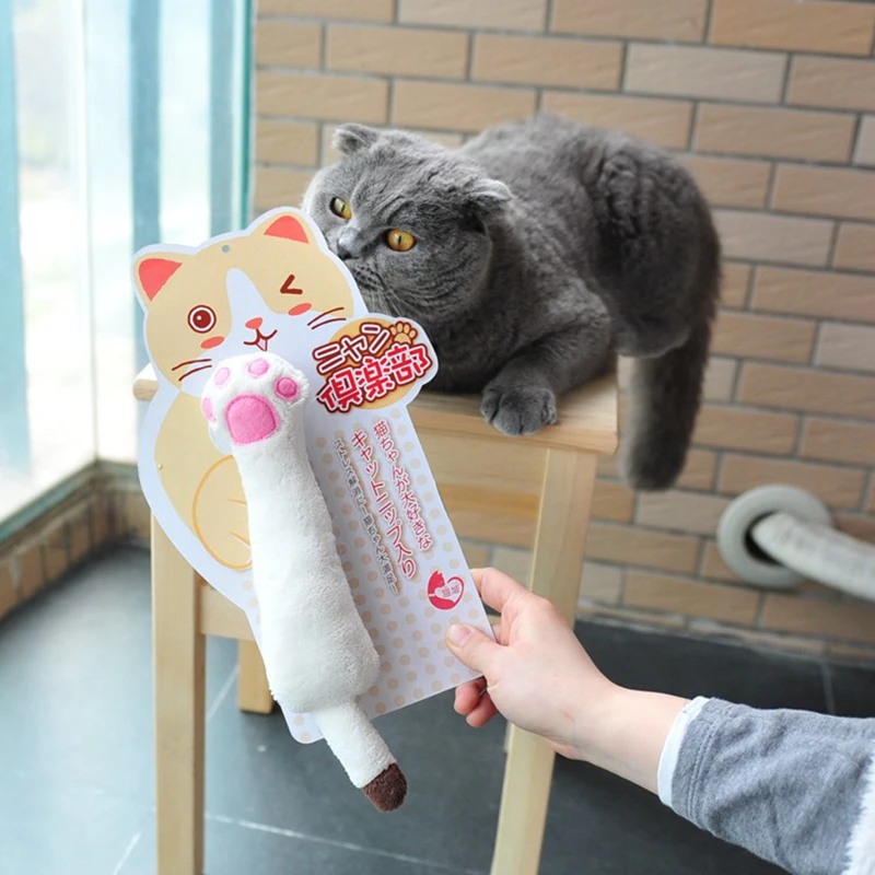 

[MPK Cat Toys] Cat Toy,Small Cat Toy,Cat Paw Design Bolster