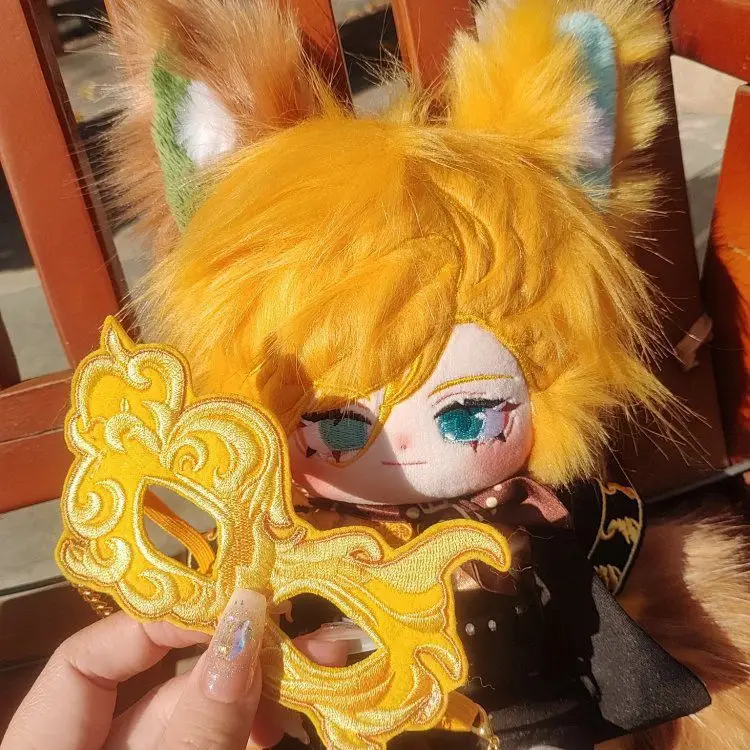 

Плюшевая кукла Rorschach, игрушка на тело для мальчиков на все время, мультяшное платье, хлопковая плюшевая подушка 20 см, аниме, косплей, талисман, подарок