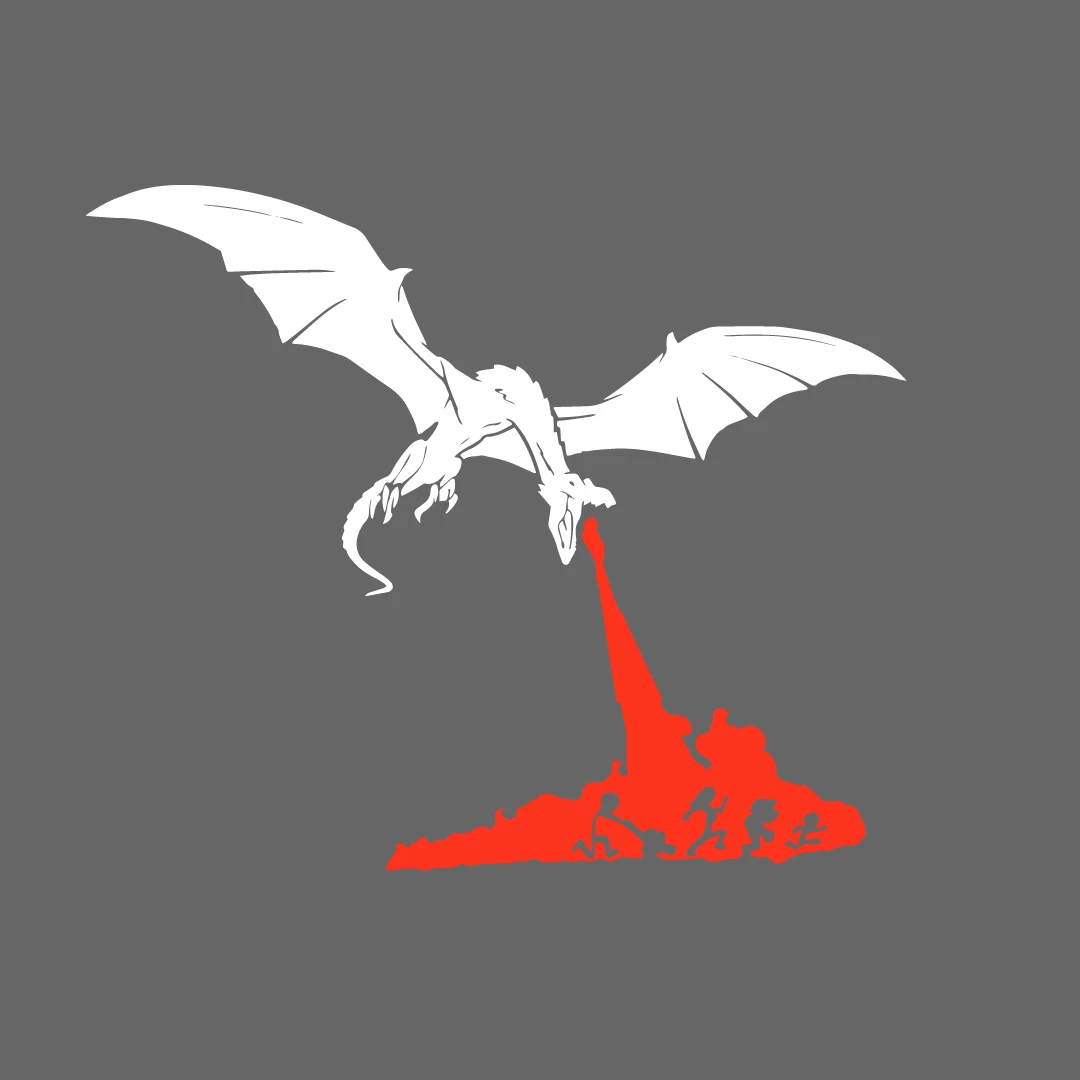 

Интересная наклейка на автомобиль «Дракон пламени», декоративная наклейка на топливный бак мотоцикла, латте, можно настроить