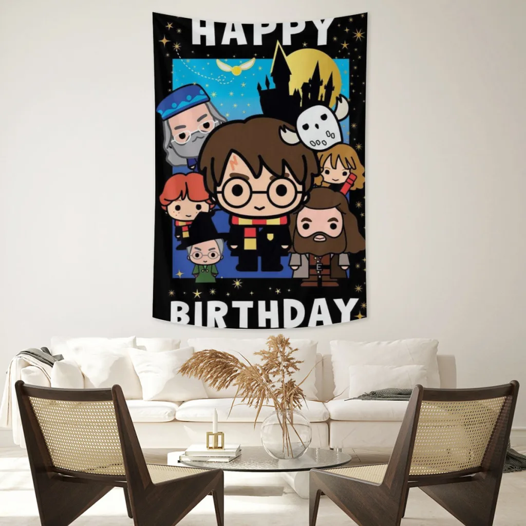 Гобелены Гарри Поттера Предметы украшения комнаты Домашний декор Спальня