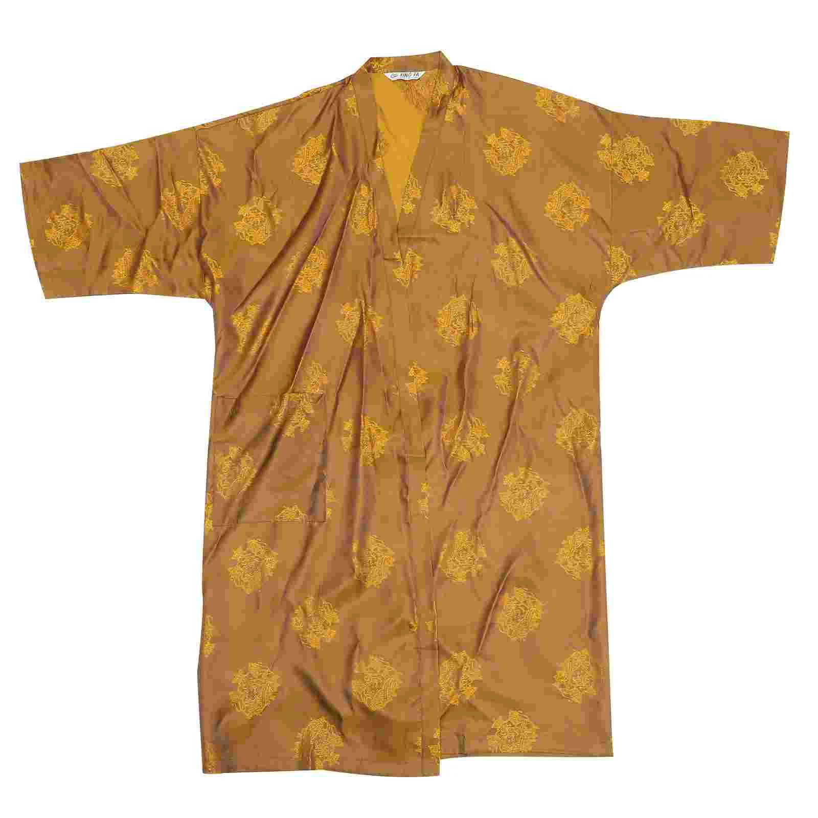 

Comfortable Sauna Gown Robe Sauna Bathrobe Beauty Gown