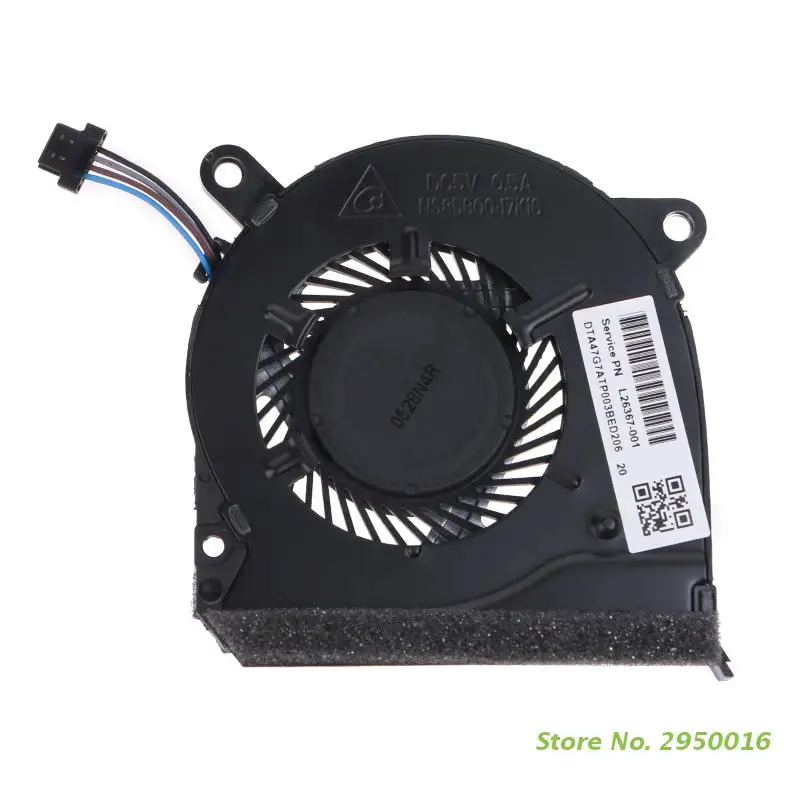 L26367-001 Laptop CPU Cooling Fan DC 5V 0.5A Notebook Radiator for HP 14-CE Series Fan L26367-001 CPU Cooling Fan L26367-001 Laptop CPU Cooling Fan DC 5V 0.5A Notebook Radiator for HP 14-CE Series Fan L26367-001 CPU Cooling Fan