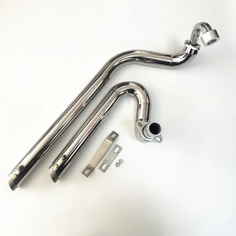 Для мотоциклетных выхлопных систем Yamaha Drag Star V star 400 650 XVS650 XVS400 650A DRAGSTAR 400 650, глушитель с полным звеном