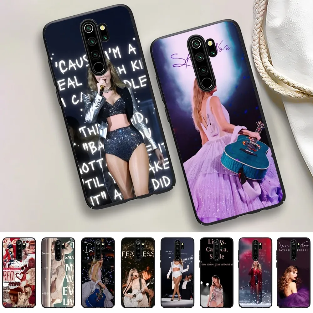 Singer T-Taylors S-Swifts Phone Case For Redmi 5 6 7 8 9 10 Plus Pro A GO K20 K30 K40 F3 Fundas